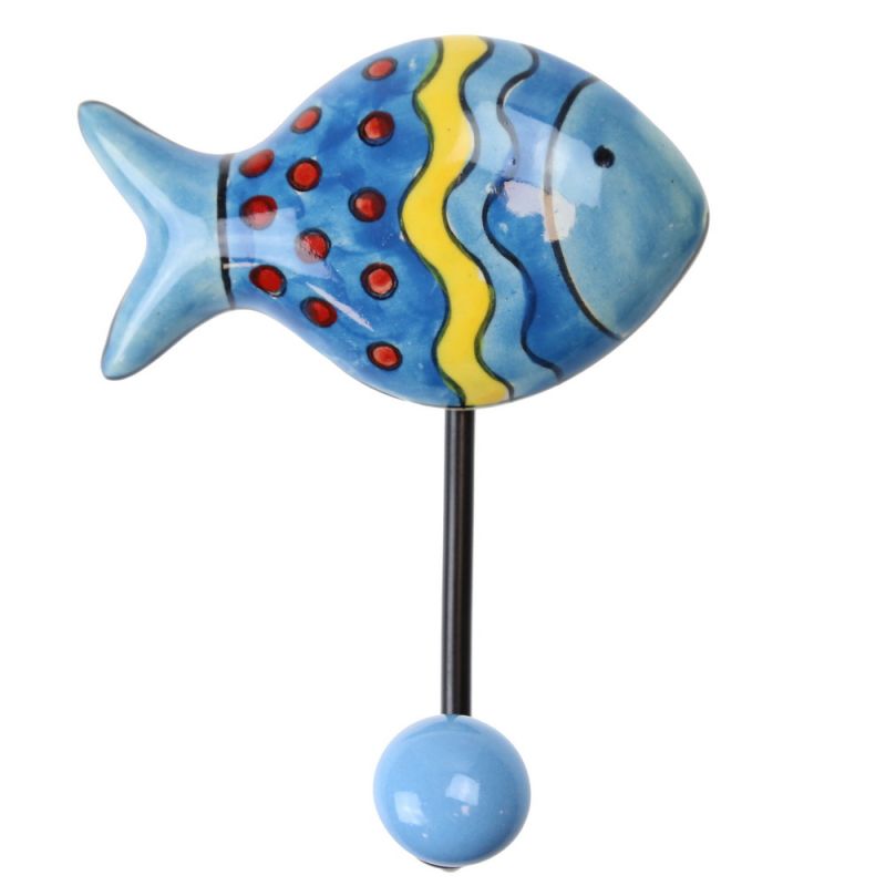 Ceramic and Iron Wall Hook