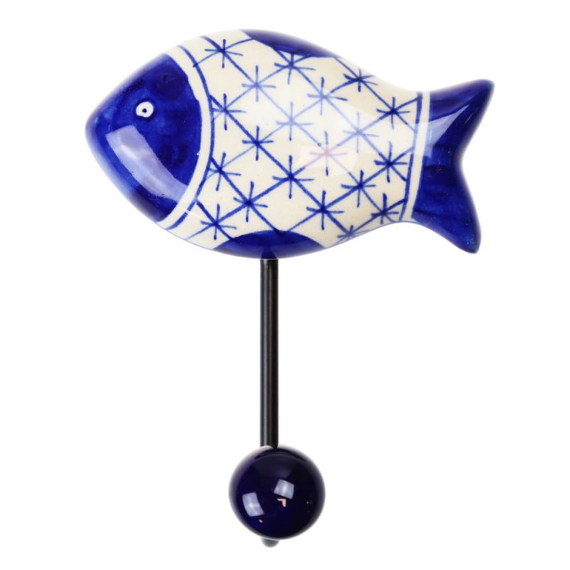 Ceramic and Iron Wall Hook