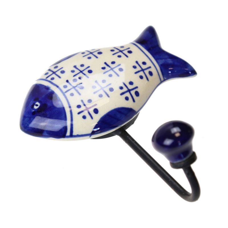Ceramic and Iron Wall Hook