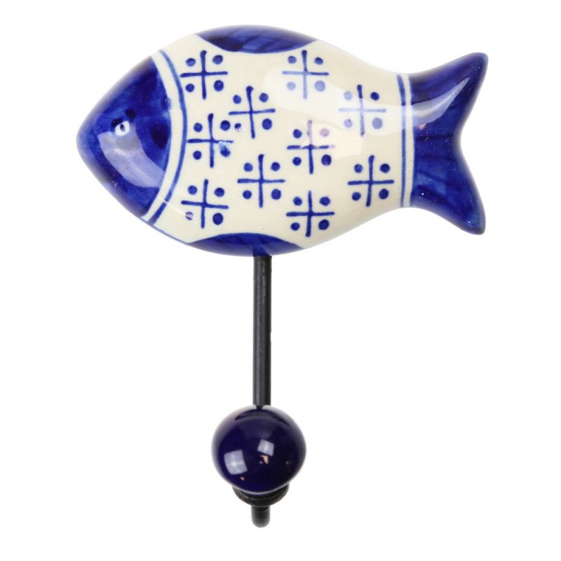 Ceramic and Iron Wall Hook