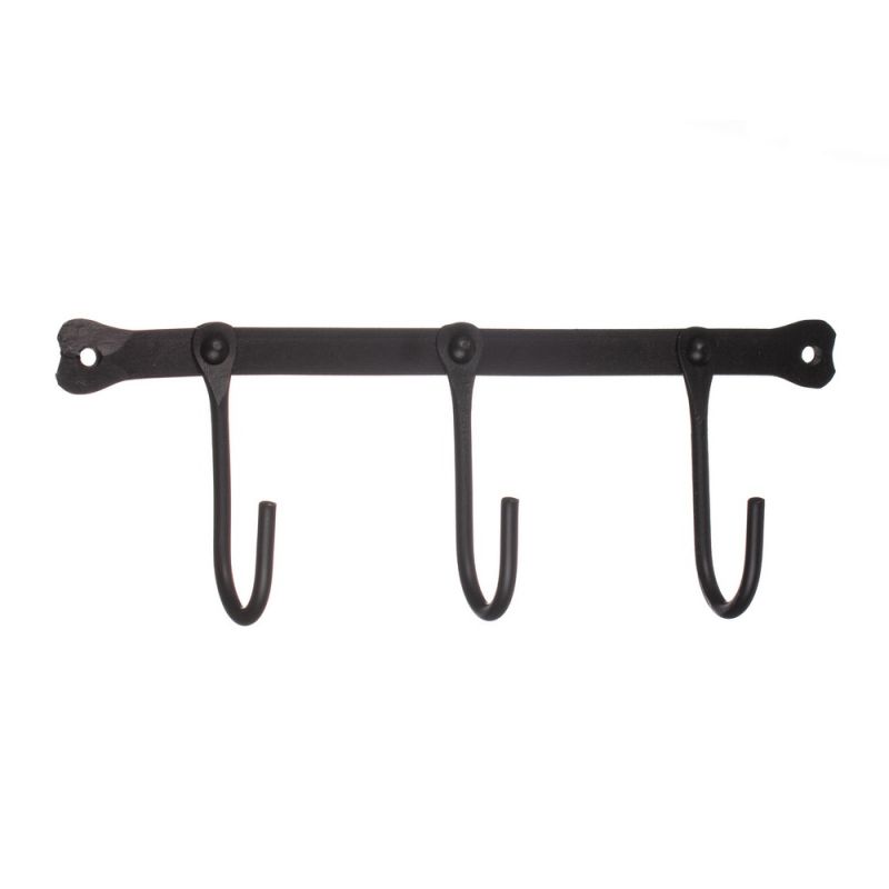 Rack Black Metal Hooks (3)