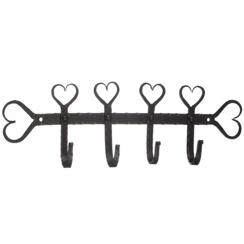 Κρεμάστρα μεταλλική 6 καρδιές 43εκ.