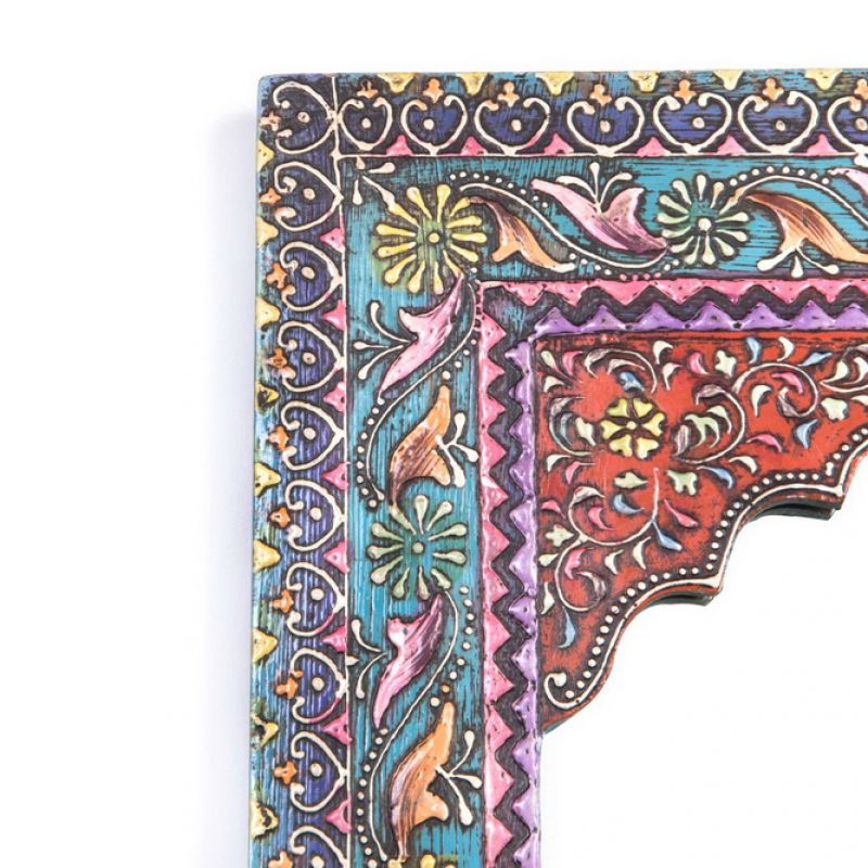 Καθρέπτης διακοσμημένος Mehandi 30x60εκ.