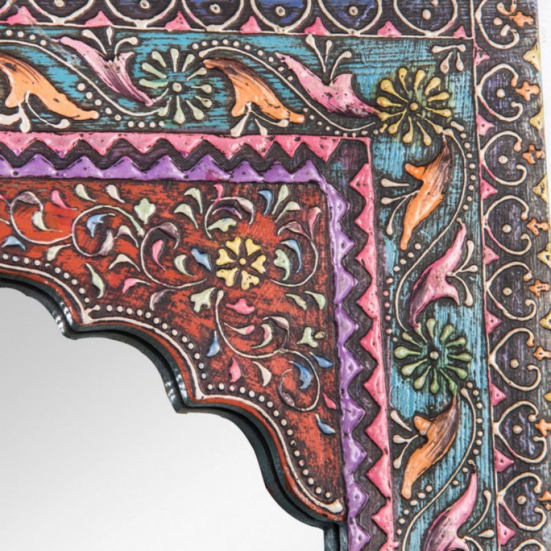 Καθρέπτης διακοσμημένος Mehandi 30x60εκ.