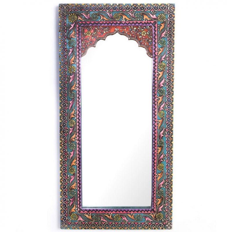 Καθρέπτης διακοσμημένος Mehandi 30x60εκ.