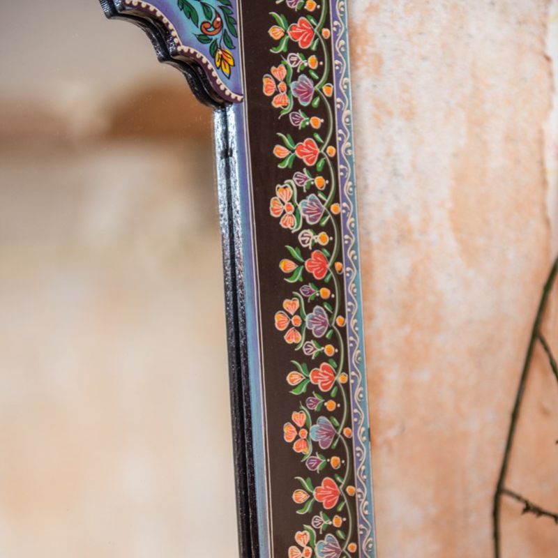 Καθρέπτης μαύρος ζωγραφισμένος 60εκ.