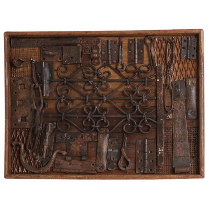 Hardware panel antique iron