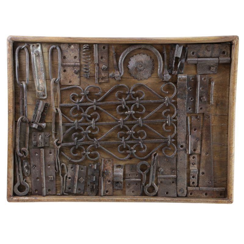 Hardware panel antique iron