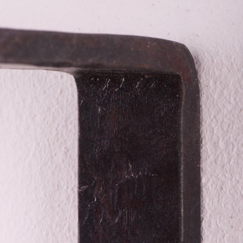Hand forged iron bracket 