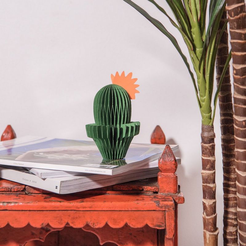 Κάκτος από χαρτί concertina 12,5εκ.