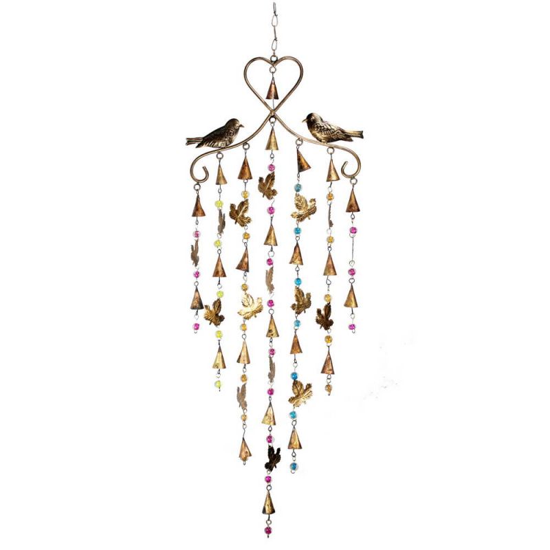 Leaf/Bird Windchime Mobile 86cm