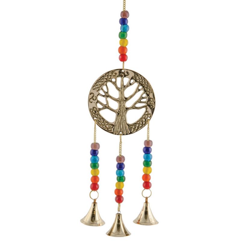 Hanging tree of life with chakra beads 31.5cm