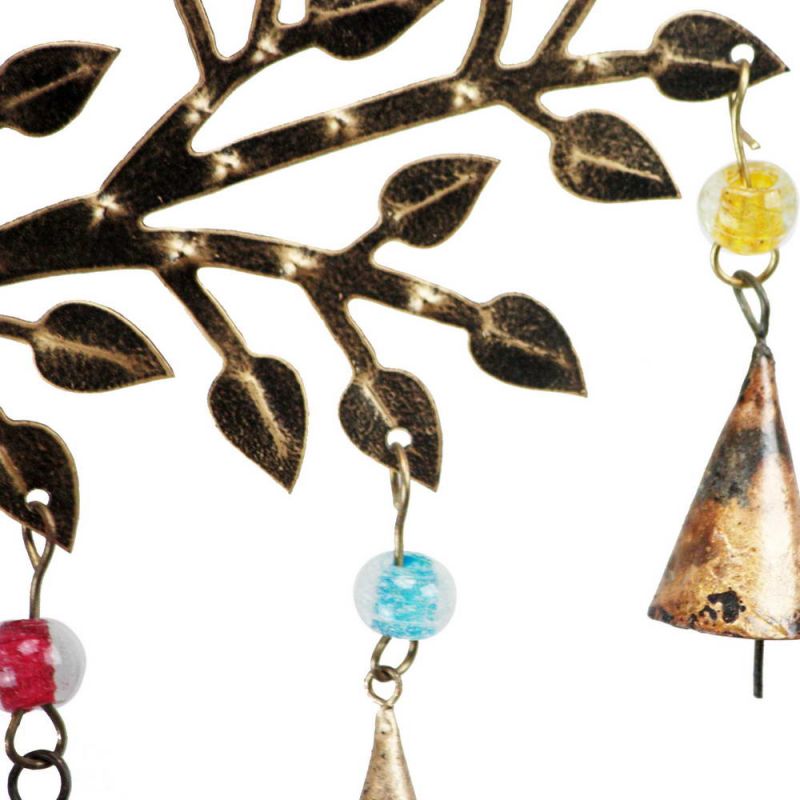 Tree Of Life Windchime With Coloured Beads