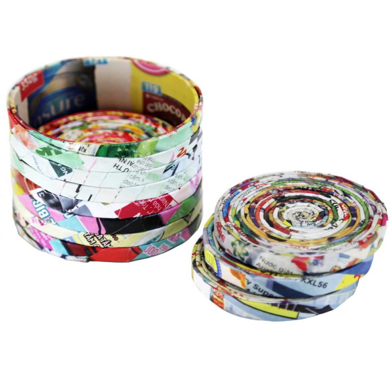 Σουβέρ Σ/6 9εκ. ανακυκλωμένα περιοδικά