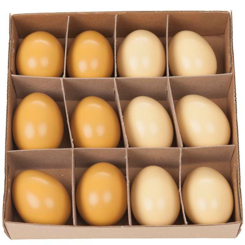 Hen's eggs 12pc Yellow mix