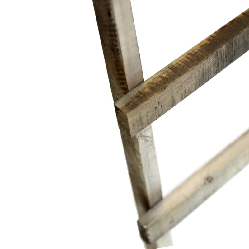 Historic wood deco ladder 118x29/38cm