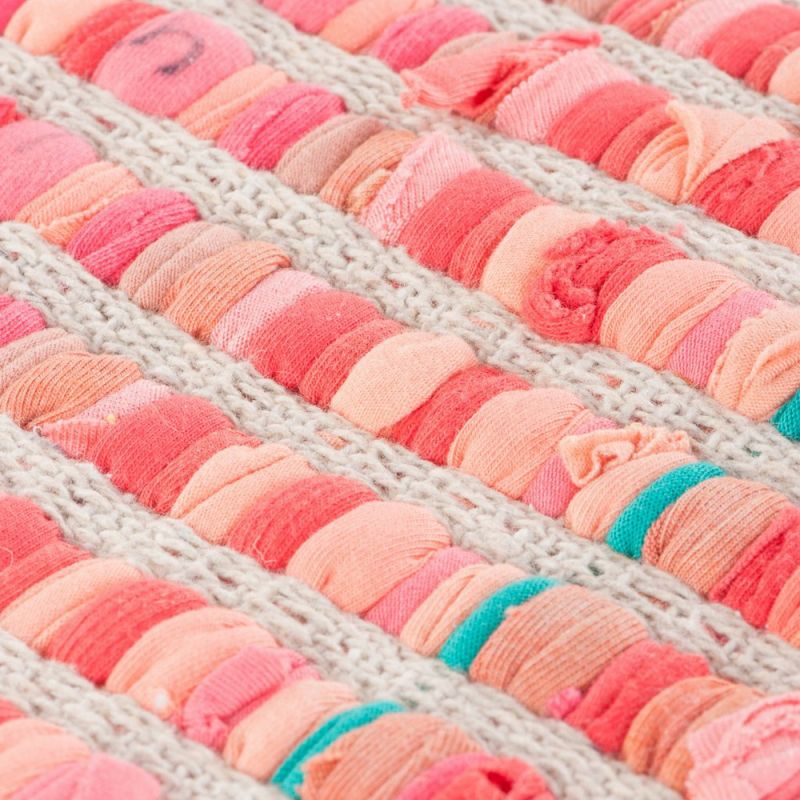 Χαλάκι 60x90 neon flash βαμβάκι & γιούτα