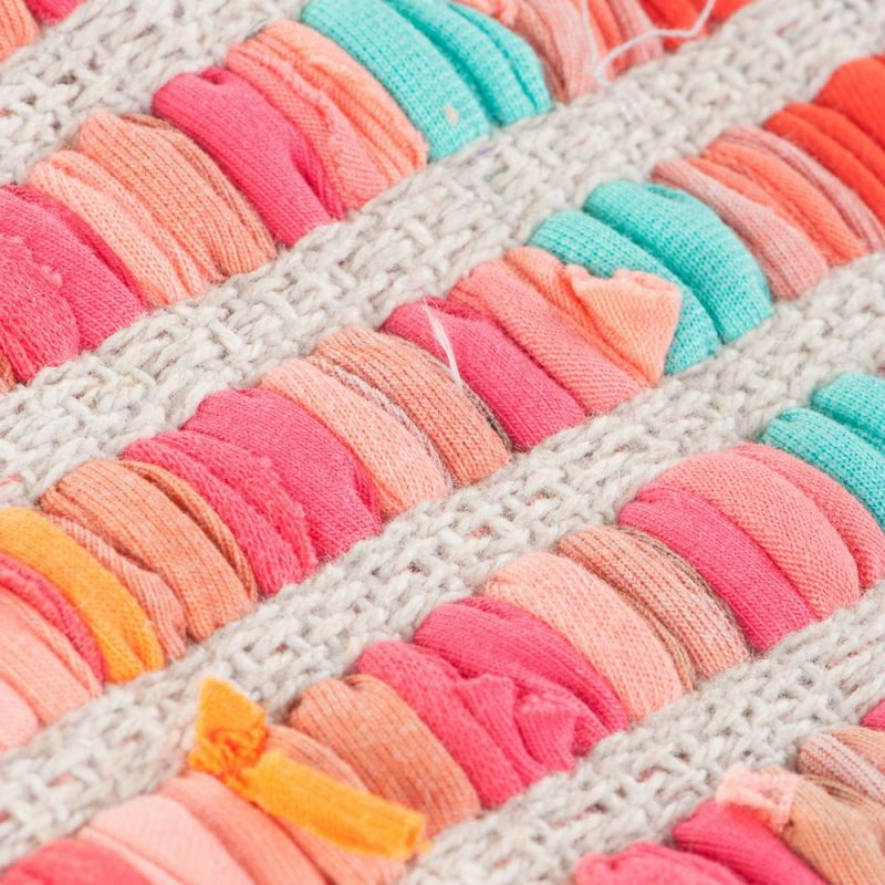 Χαλάκι 60x90 neon flash βαμβάκι & γιούτα