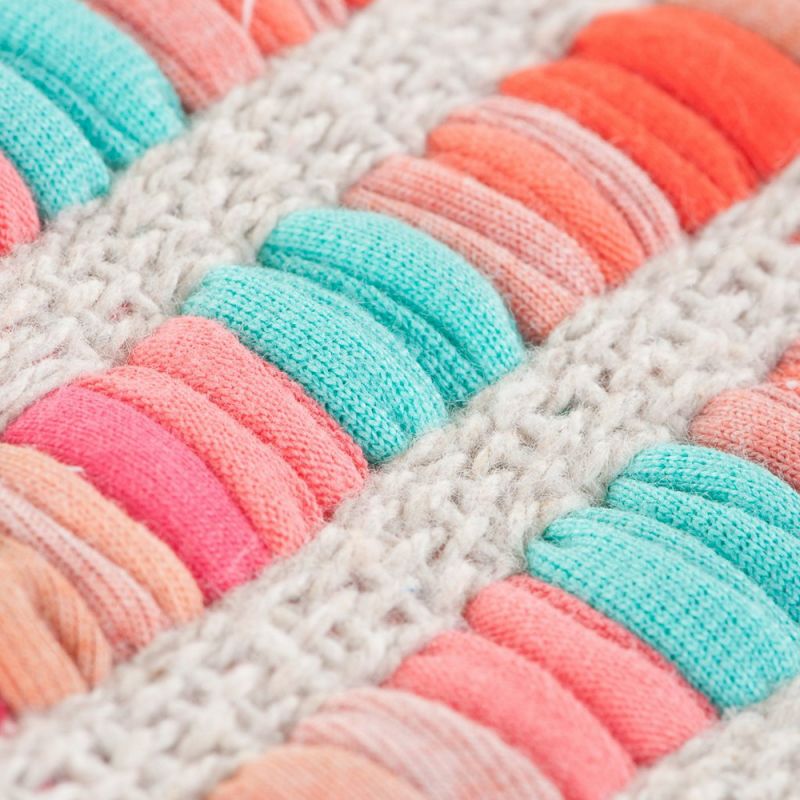 Χαλάκι 60x90 neon flash βαμβάκι & γιούτα