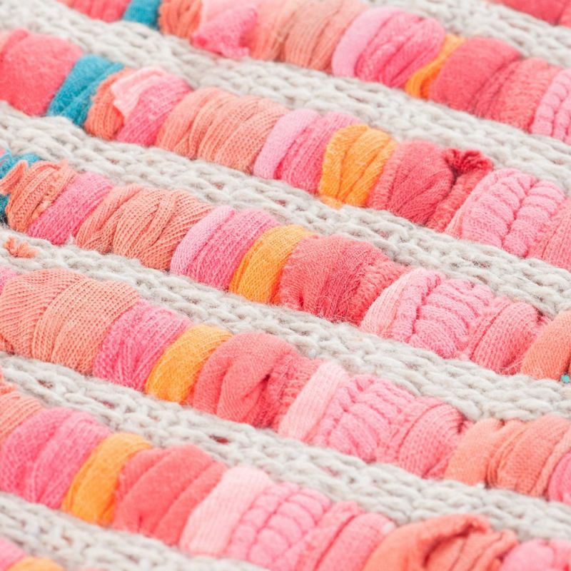 Χαλάκι 60x90 neon flash βαμβάκι & γιούτα