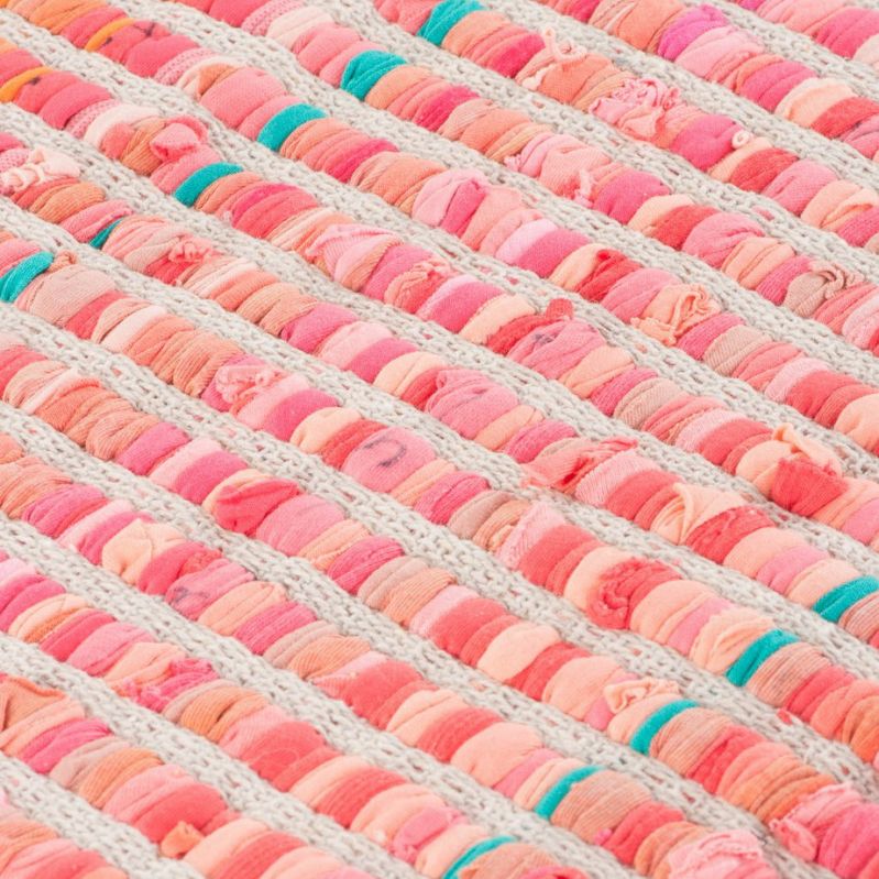 Χαλάκι 60x90 neon flash βαμβάκι & γιούτα