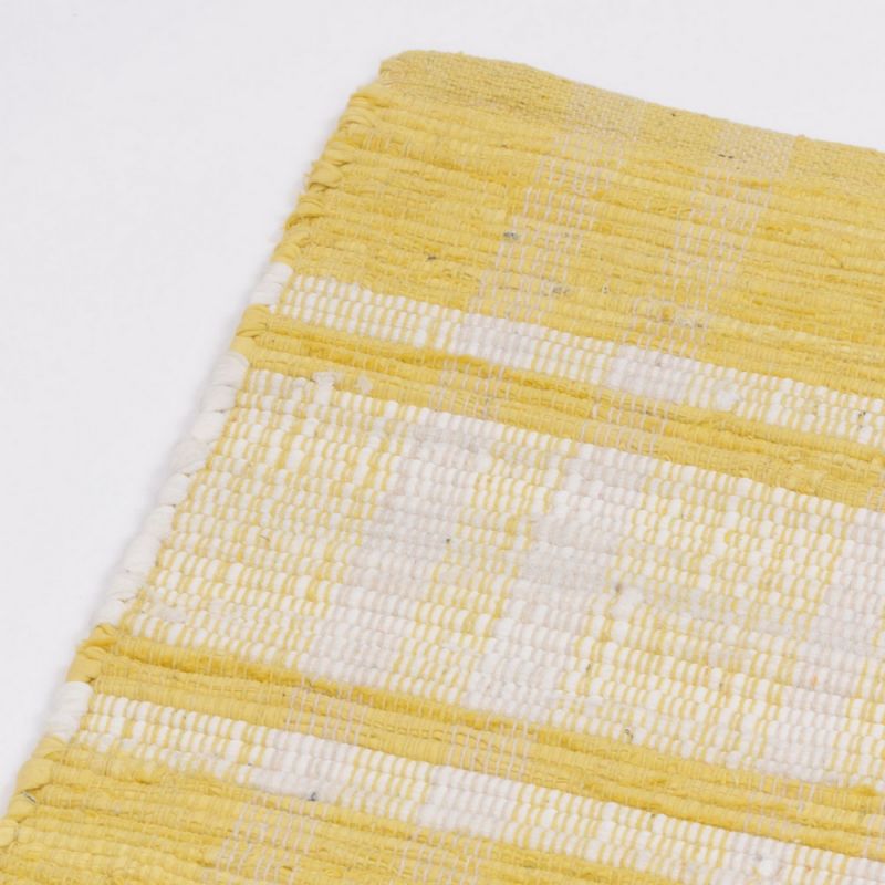 Χαλί 60x90 ρίγες λεμονί