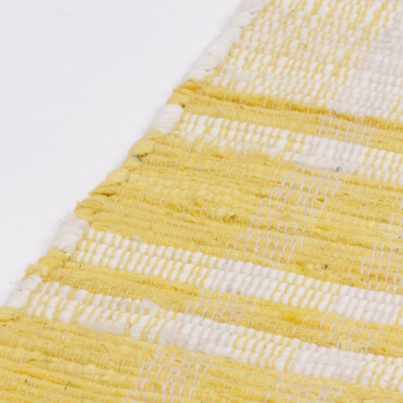 Χαλί 60x90 ρίγες λεμονί
