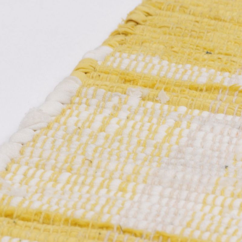 Χαλί 60x90 ρίγες λεμονί