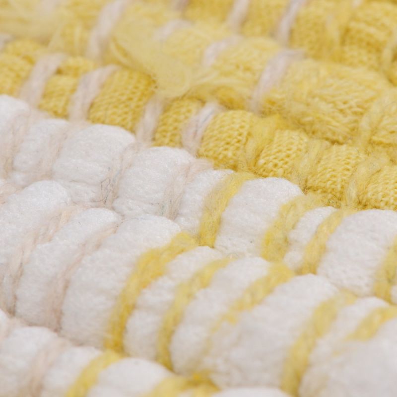 Χαλί 60x90 ρίγες λεμονί