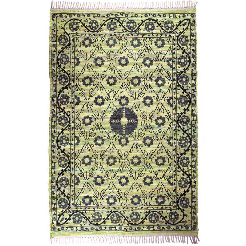 Printed chindi Rug 120x180 100% cotton