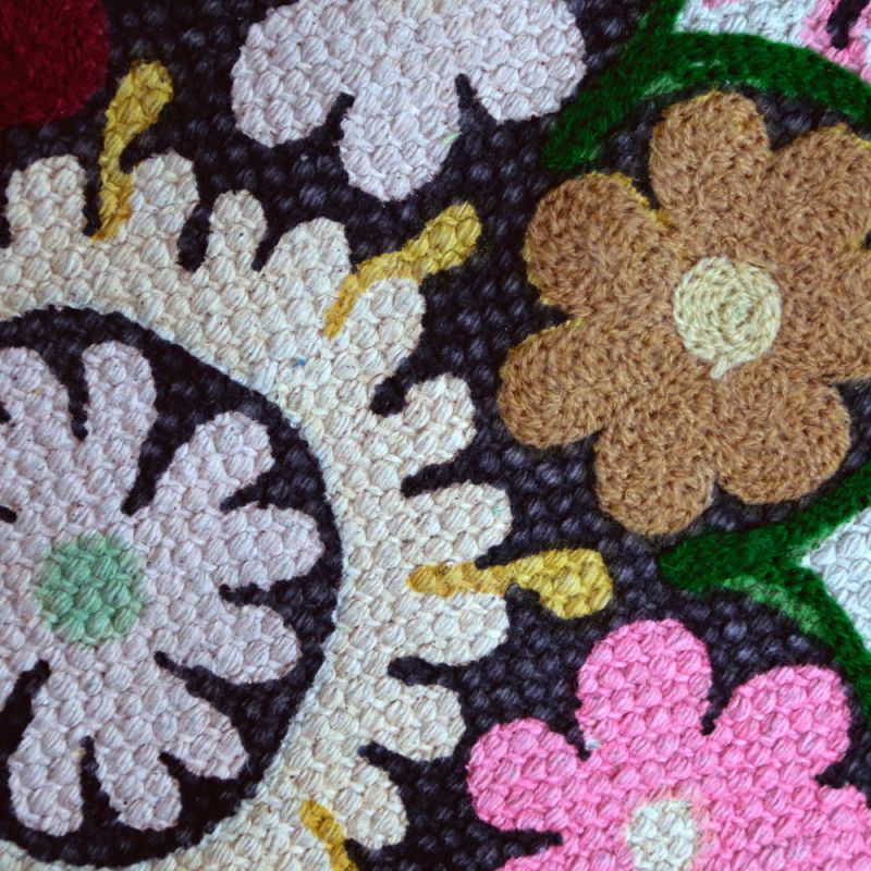 Χαλί 120x180 Tropical flowers ανθρακί