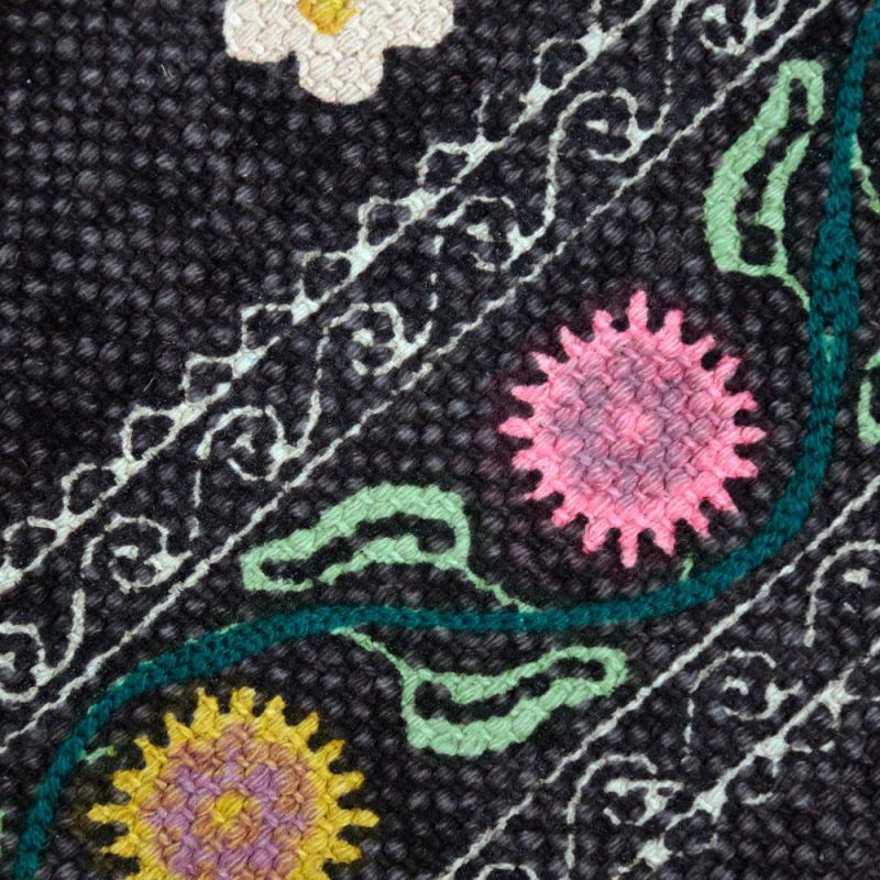 Χαλί 120x180 Tropical flowers ανθρακί