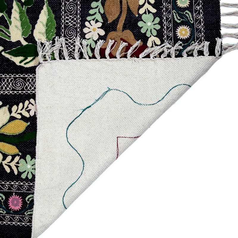 Χαλί 120x180 Tropical flowers ανθρακί