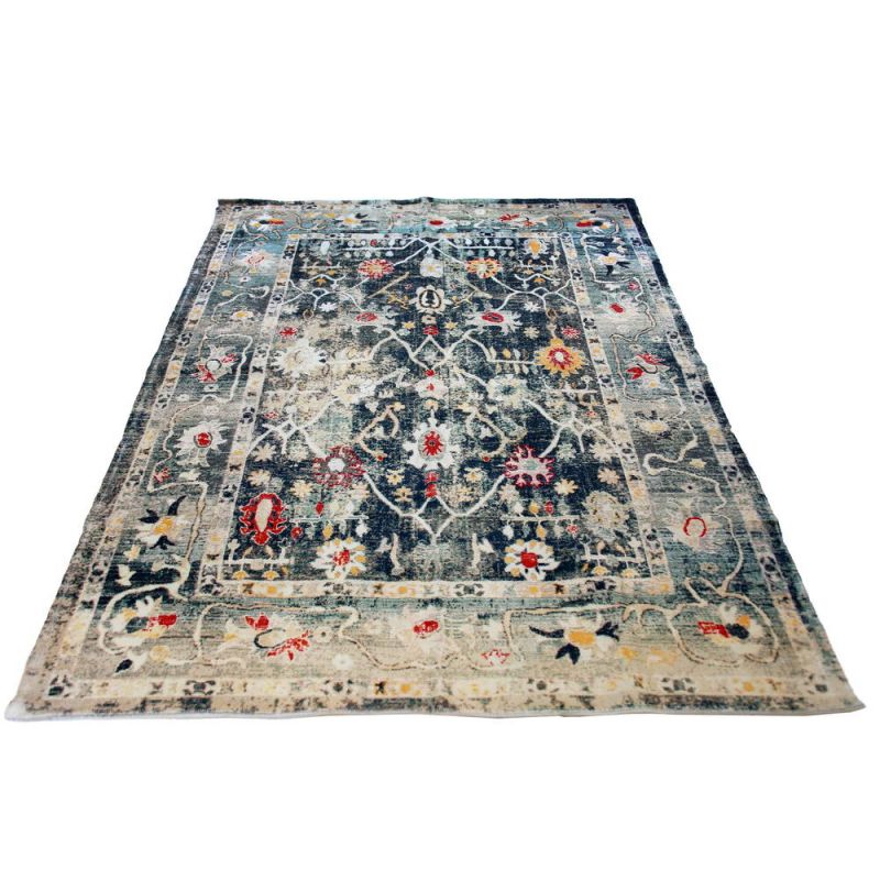 Cotton rug with digital print 120x180