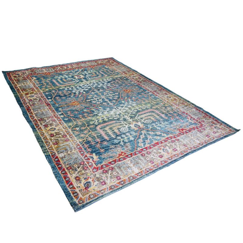 Cotton rug with digital print 150x210