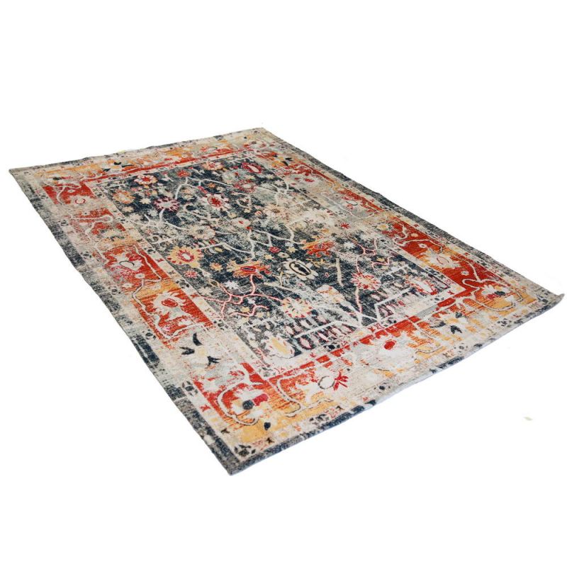 Cotton rug with digital print 120x180