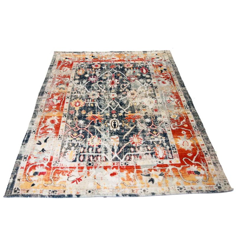 Cotton rug with digital print 120x180