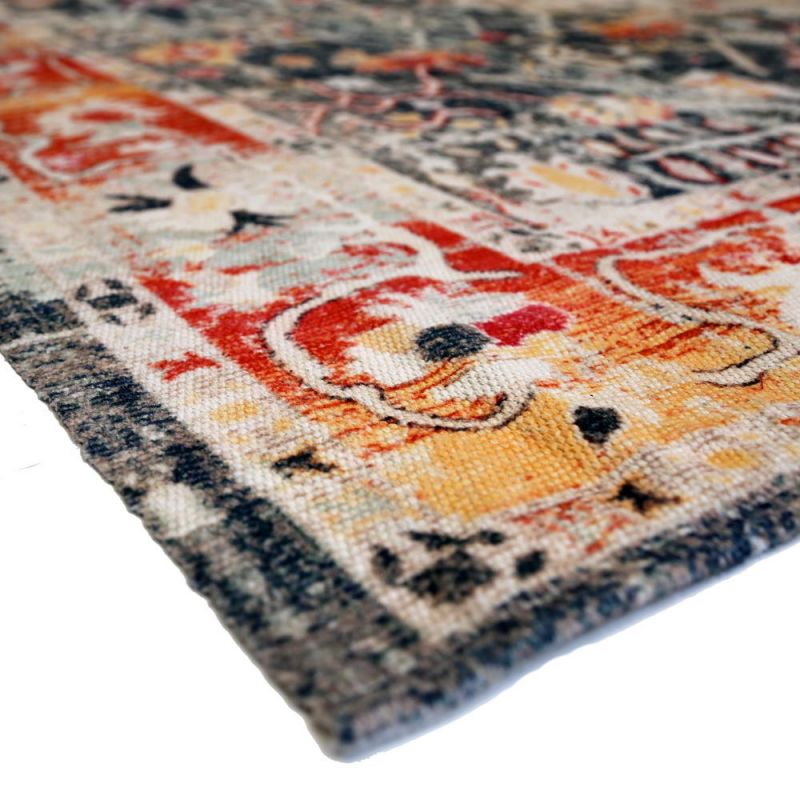 Cotton rug with digital print 120x180