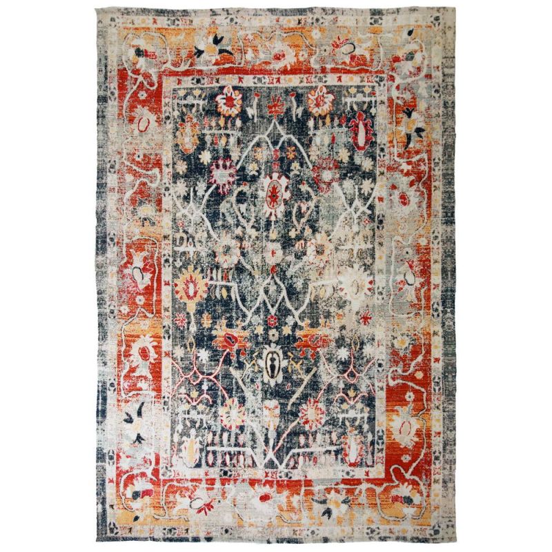 Cotton rug with digital print 120x180