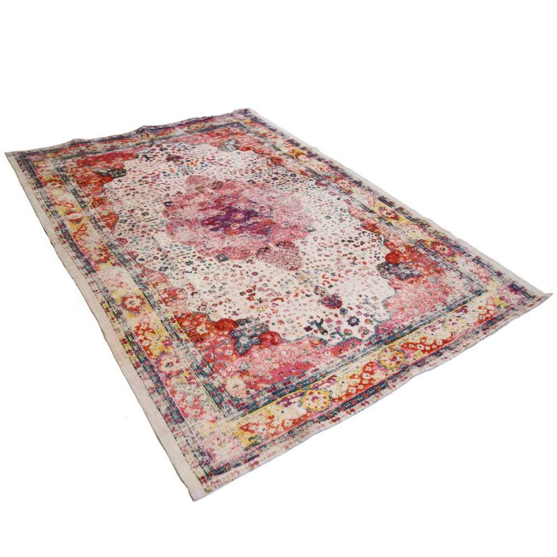 Cotton rug with digital print 120x180