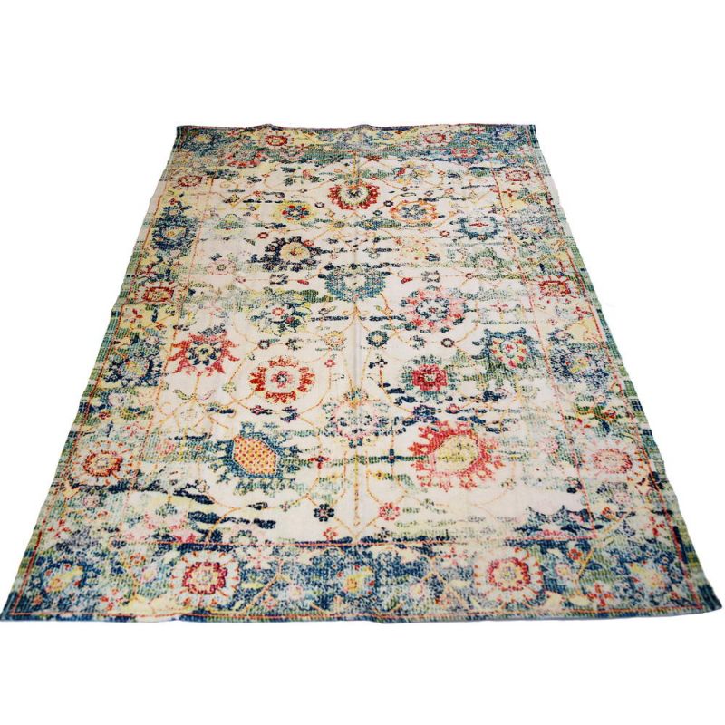 Cotton rug with digital print 120x180