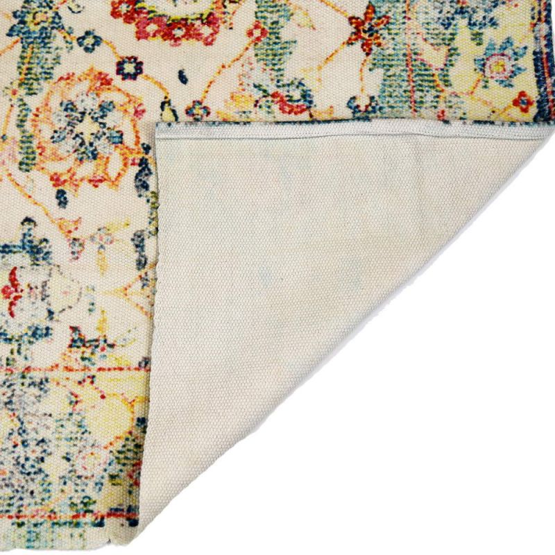 Cotton rug with digital print 120x180