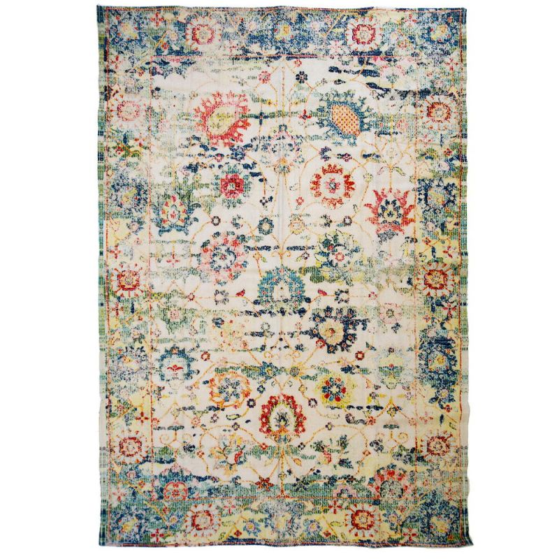 Cotton rug with digital print 120x180