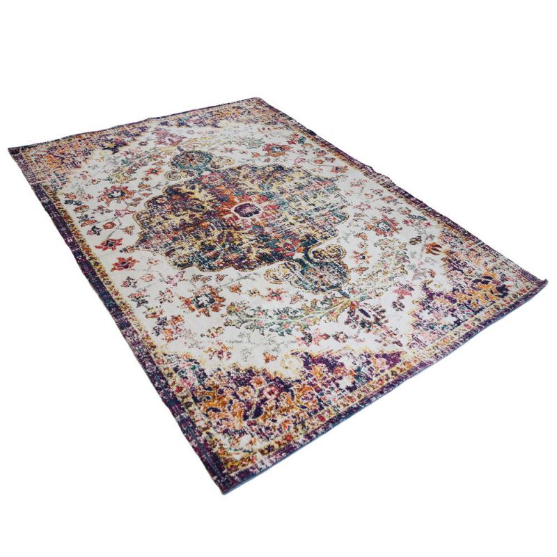 Cotton rug with digital print 120x180