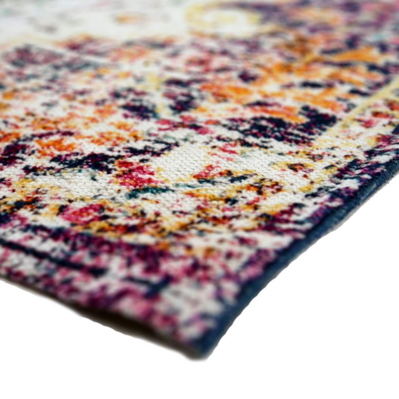 Cotton rug with digital print 120x180