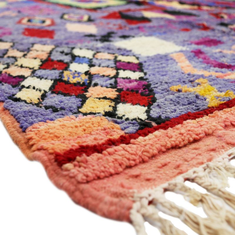 Handmade vintage morrocan rug 247x156cm