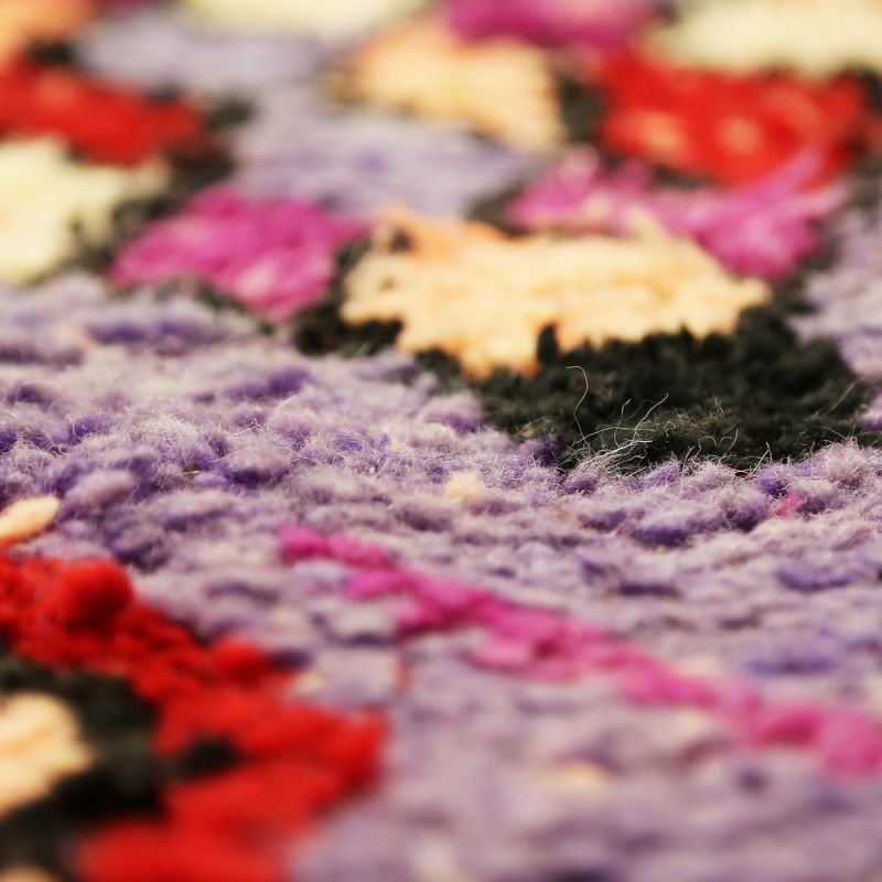 Handmade vintage morrocan rug 247x156cm
