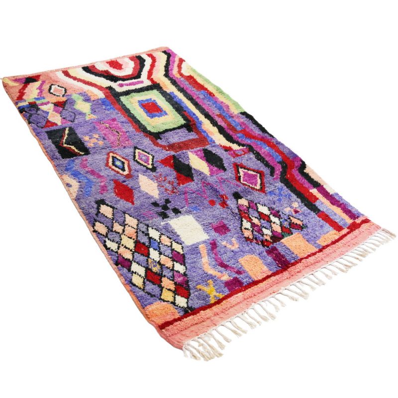 Handmade vintage morrocan rug 247x156cm