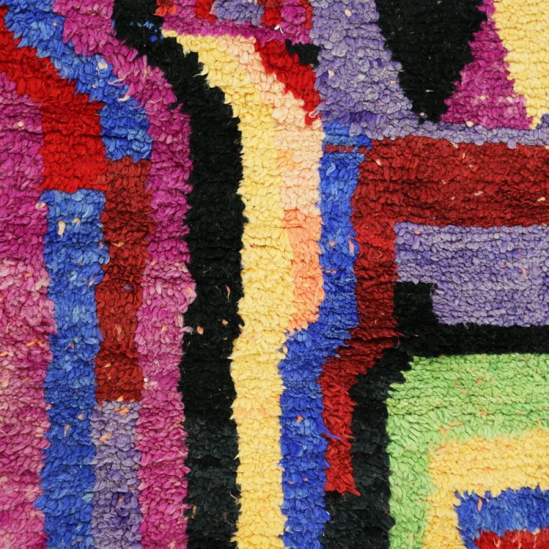 Handmade vintage morrocan rug 247x156cm