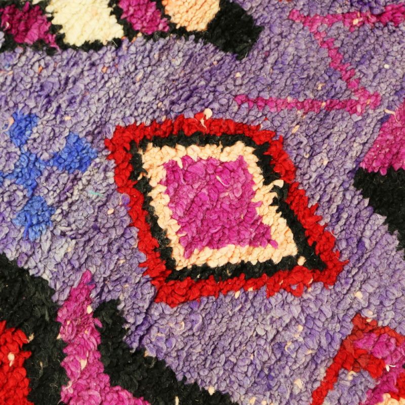 Handmade vintage morrocan rug 247x156cm